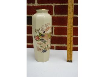 HAND PAINTED LENOX VASE, 11IN HEIGHT