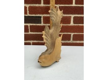 WOODEN FISH 12 INCH HIEGHT
