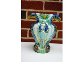 HAND PAINTED PORCELAIN VASE, 12IN HEIGHT