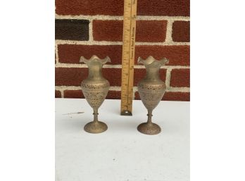 BRASS CANDLE STICK HOLDER 5.5 INCH HEIGHT