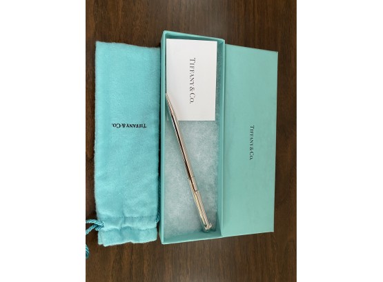 TIFFANY AND COMPANY PEN WITH BOX AND DUST BAG