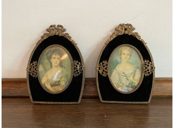 LOT OF TWO FRAMES 5 INCH HEIGHT