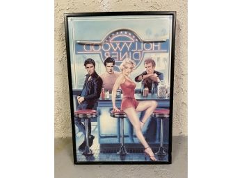 HOLLYWOOD DINER GLOW SIGN NO WIRE 36X25