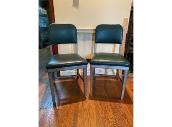 LOT OF 2 VINTAGE ROYAL METAL MANUFACTURING CO. CHAIRS