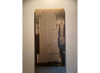 ' THE SKYSCRAPER' BY THE MUSEUM OF MODERN ART,  32X16 INCHES