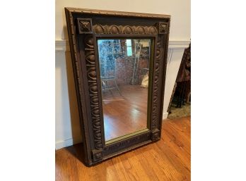 WOOD FRAME MIRROR, 28X36 INCHES