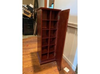 TALL WOOD SHOES STORAGE WITH DOOR