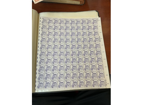 SHEET OF PEOPLES RIGHT TO PETITION FOR REDRESS STAMPS, 10cents