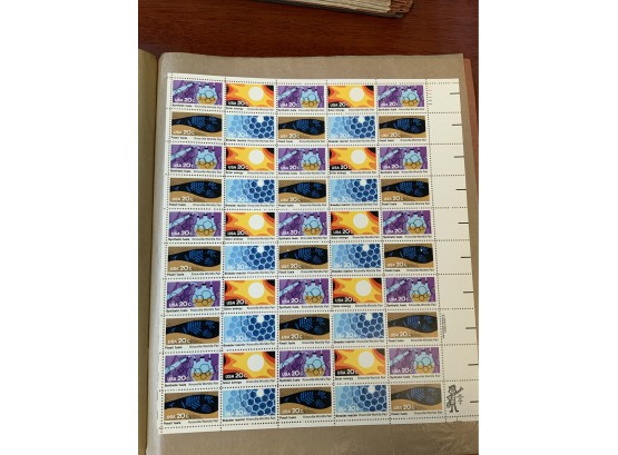 LOT OF KNOXVILLE WORLDS FAIR SCIENCE STAMPS