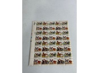 DOG STAMPS, USA 20CENTS