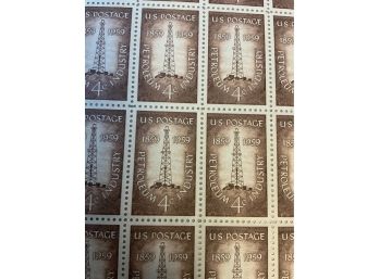 PETROLEUM INDUSTRY STAMPS, US 4CENTS