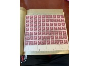 ANDREW CARNEGIE STAMPS, US 4CENTS