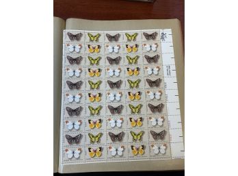 LOT OF BUTTERFLY STAMPS