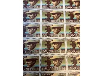 MOVIE MAKER DW GRIFFITH STAMPS, US 10 CENTS