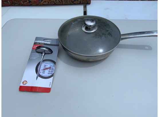 LOT OF POT AND MEAT THERMOMETER