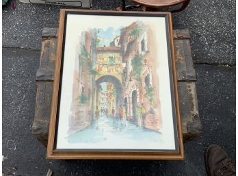 SIGNED PAINTING OF ROME 15X20