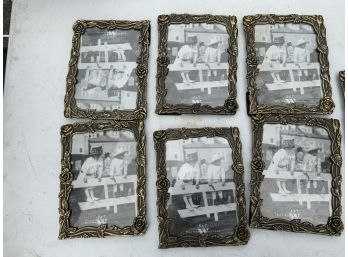 LOT OF 6 THE WESTON GALLERY PICTURE FRAMES, 5X7 INCHES