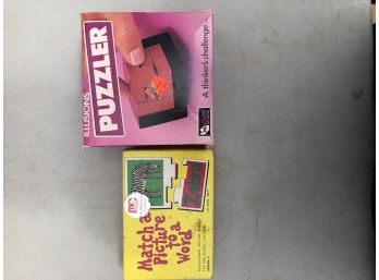 LOT OF 2 PUZZLE GAMES