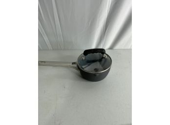 THE GREEN PAN WITH LID, 11X3 INCHES