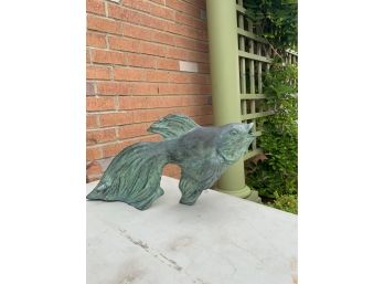 OUTDOOR FISH FOUNTAIN, 15IN LENGTH