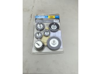 NEW 6PC WIRE WHEELS AND CUP BRUSH SET