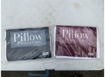 LOT OF 2 PILLOW PROTECTORS NEW OLD STOCK