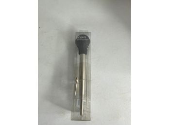 NEW HOFFRITZ STAINLESS STEEL BASTER WITH NOZZLE AND CLEANING BRUSH