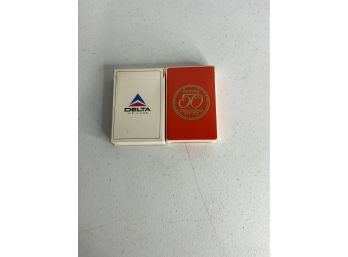 LOT OF DELTA AIR LINES PLAYING CARDS