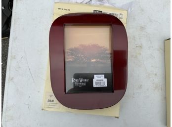 LOT OF 2 RARE WOODS PICTURE FRAMES,  5X7 INCHES