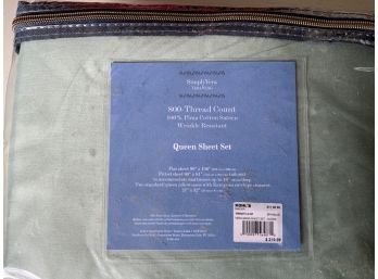BRAND NEW $228.00 SIMPLY VERA BY VERA WANG QUEEN SHEET SET, 800 THREAD COUNT
