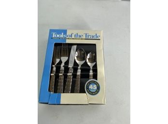 $130 NEW TOOLS OF THE TRADE 45 PIECE SILVER WEAR SET