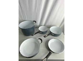 LOT OF 5 CUISINART POTS, NEW CONDITION!!!