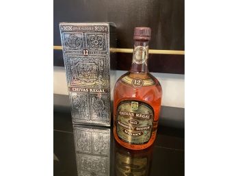 Sealed Bottle Of Chivas Regal 12 Year With Box