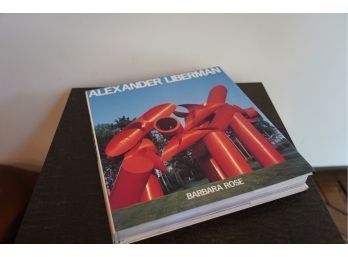 ALEXANDER LIBERMAN BARBARA ROSE BOOK, SIGNED BY ARTIST