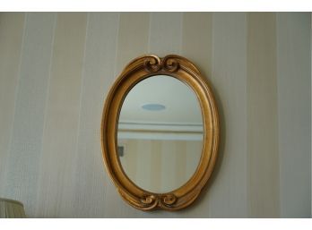 WINDSOR ART & MIRROR COMPANY WOOD GOLD MIRROR,  28.5X20.5 INCHES