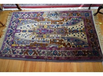 HAND MADE ENTRANCE RUG, 50X90 INCHES