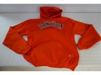 VINTAGE PRINCETON HOODIE, MADE BY RUSSELL ATHLETIC, SIZE L