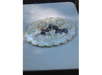 Vintage Mother Of Pearl Placemat  Set