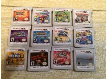 Nintendo 3DS Game Lot - 12 Items