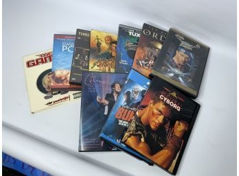 LOT OF 10 MOVIES, INCLUDING 'CYBORG'