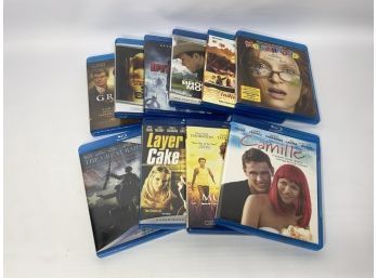 LOT OF 10 BLU RAY MOVIES, INCLUDING 'CAMILLE'