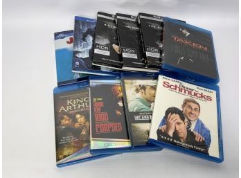 LOT OF 10 BLU RAY MOVIES, INCLUDING 'DINNER FOR SCHMUCKS'