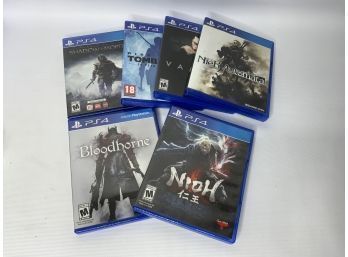 LOT OF 6 PS4 GAMES, INCLUDING BLOODBORNE