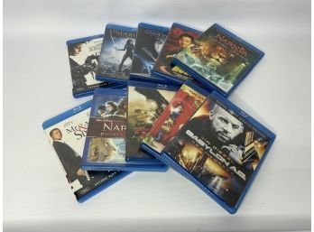 LOT OF 10 BLU RAY MOVIES, INCLUDING 'RUSH HOUR 3'