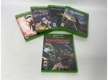 LOT OF 5 XBOX ONE GAMES, INCLUDING FINAL FANTASY XV
