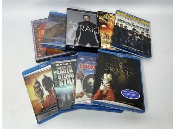 LOT OF 10 BLU RAY MOVIES, INCLUDING 'THE EXPENDABLES 3'