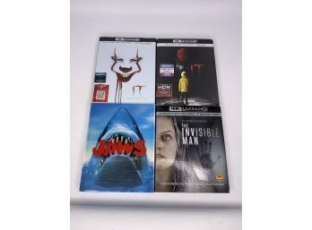 LOT OF 4K ULTRA HD MOVIES, INCLUDING IT CHAPTER 1-2