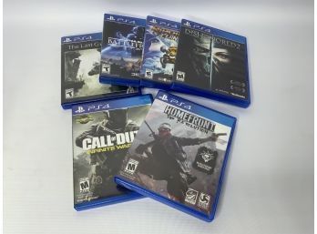 LOT OF 6 PS4 GAMES, INCLUDING HOMEFRONT THE REVOLUTION!!
