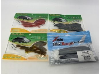 LOT OF 4 NEW WORM STYLE FISHING BAIT!!