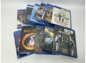 LOT OF 10 BLU RAY MOVIES, INCLUDING 'PLAY IT TO BONE'
